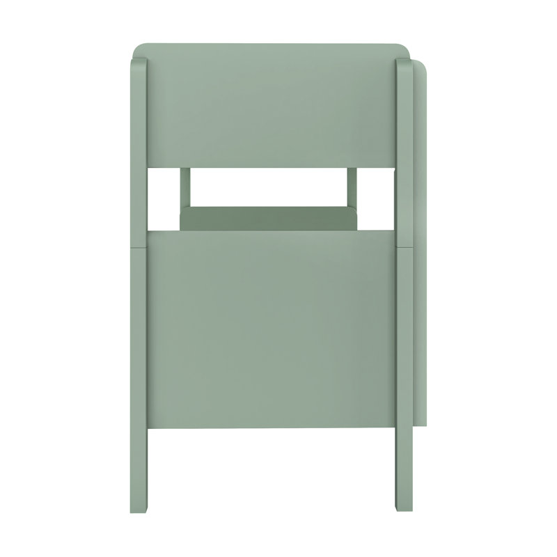 TipToe Twin Bunk Bed, Light Sage