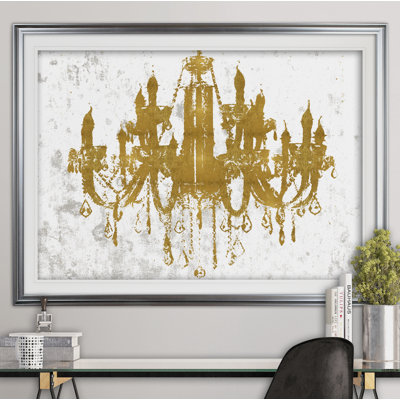 Champagne Gold Diamond Chandelier
