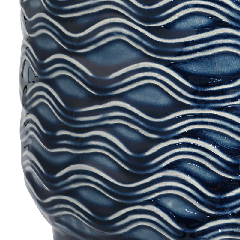 Cyra 26.5" Table Lamp, Blue