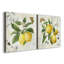 " Linen Lemons I " 2 - Pieces-871874125