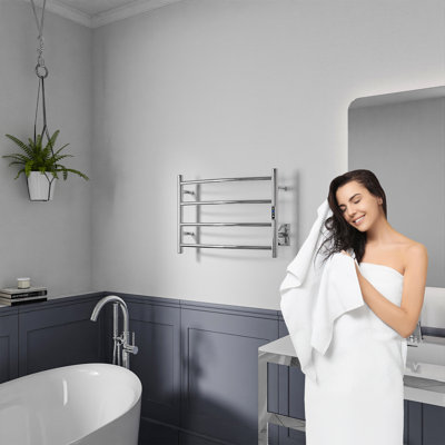 Glow Curved Towel Rail Towel Warmer