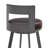 Kevontae Swivel Stainless Steel Metal Counter Height Bar Stool-1023711741-1023711735