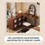 Armoire de rangement et coiffeuse 86,61 po-335817561