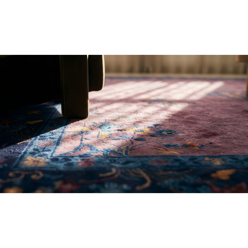 Tapis mauve / mauve lavande antique