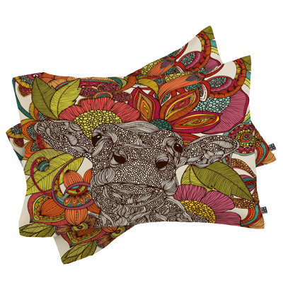 Arabella and Flowers Pillowcase