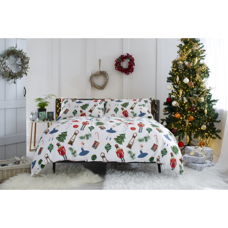 No Pattern Duvet Cover Set with Pillowcases Included, Double