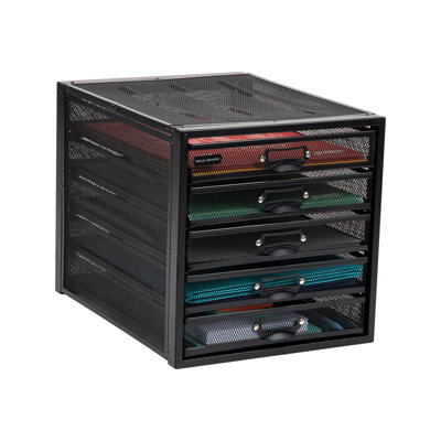  Tiroirs-classeurs, organisateur de bureau, multi-usages, artisanat, métal, L 11 po x l 14 po x H 11 po