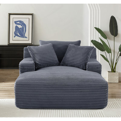 Méridienne en tissu d'ameublement Corduroy