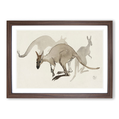Kangaroos by Theo Van Hoytema - Picture Frame Painting