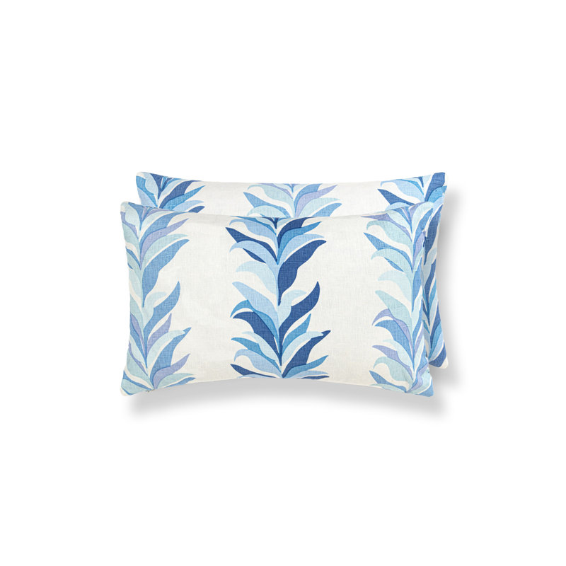 Coussin en coton réversible, Bleu marine