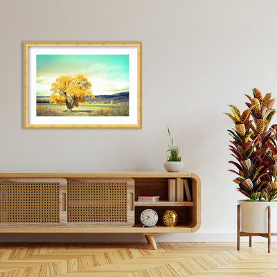 First Tree To Turn by Annie Bailey Art Wood Framed Wall Art Print