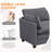 102" Corduroy L-Shaped Couch 3-Seater With Movable Ottoman-1842814031