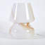 Lampe champignon en verre brun marbré
