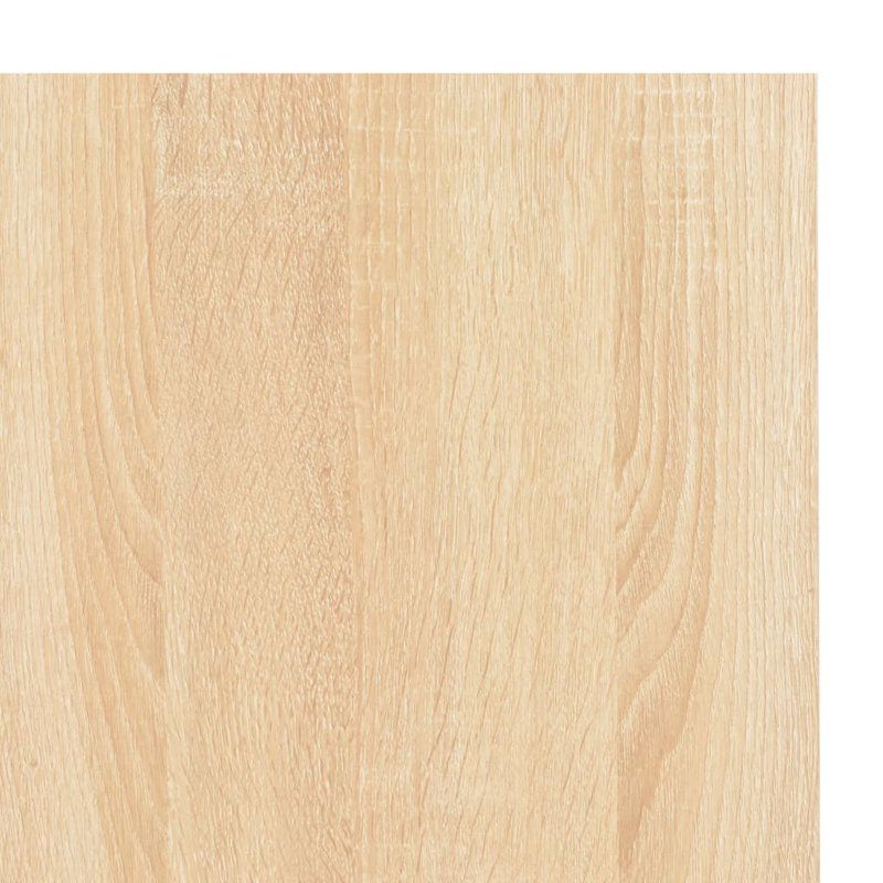 Computer Desk 47.2" x 23.6" x 54.3", Oak/Black