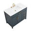Meuble-lavabo simple 42 po Wenniah-774399281