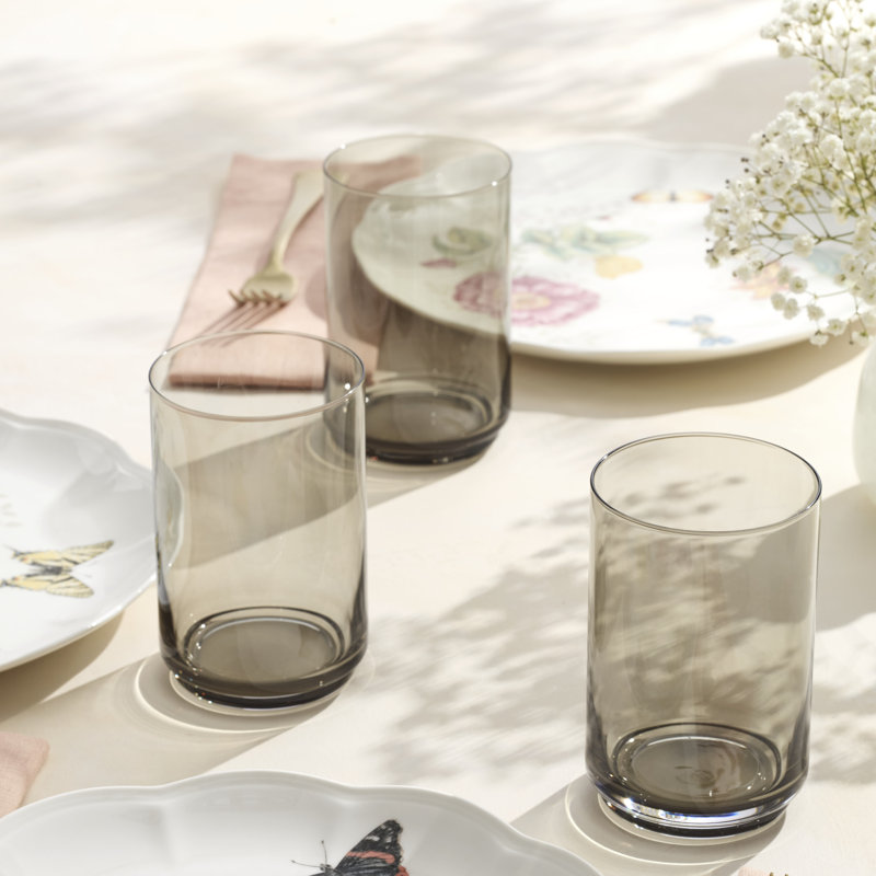 Tuscany Stackable Coolers, Set of 4, Amber, Gray