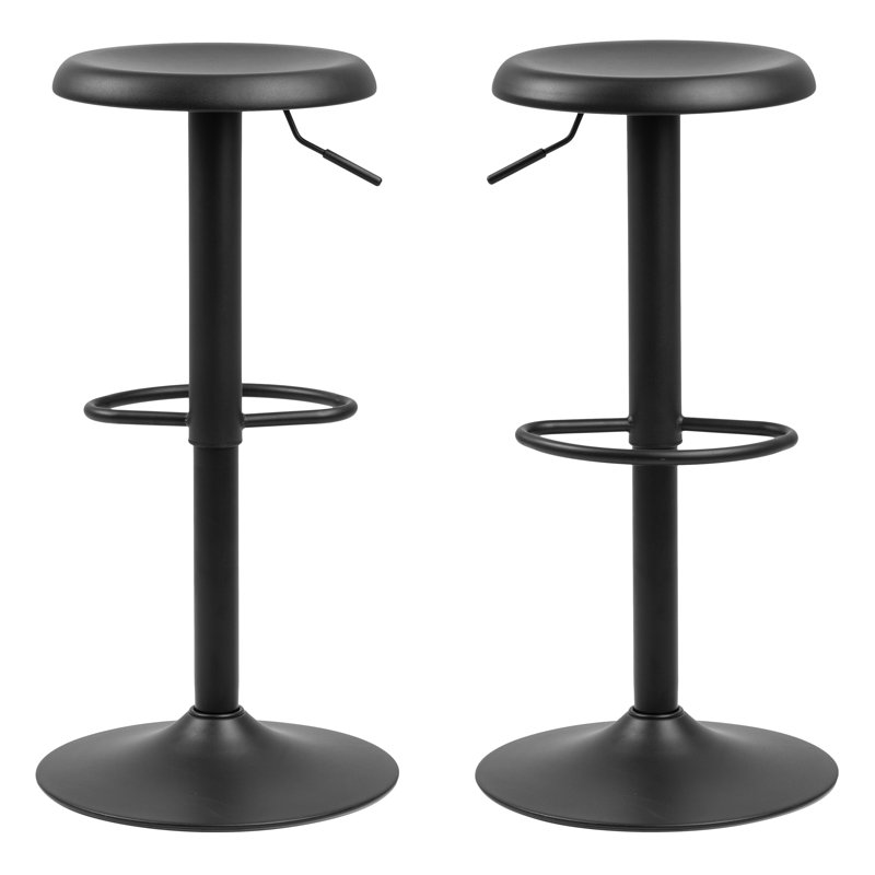 Londino Swivel Adjustable Height Counter Stool with Metal Frame