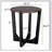 Acacia Solid Wood Side Table With Circular Top And Minimalist Base For Modern Interiors And Outdoor Use