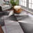 Rug Branch Nour 4' x 6' (3'9" x 5'6") Grey/Red Geometric Indoor Area Rug, Contemporary, Medium Pile, Stain-Resistant Carpet - Living Room, Bedroom, Dining Room, and Kitchen-176379483