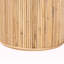 Console en rotin naturel avec base à deux colonnes Kenner, H 25,05 po x l 42,77 po x P 19,44 po