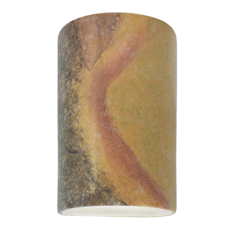 Armance Ceramic Wall Light, Harvest Yellow Slate