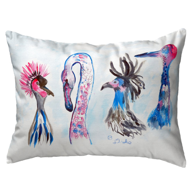 Outdoor Reversible Throw Pillow
