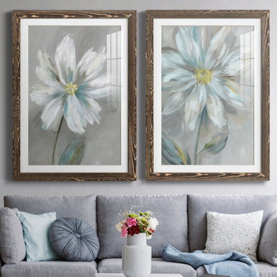 Simple Flower I - Ensemble de 2 reproductions d'art