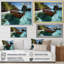 «Coastal Cradle Tranquil Waters» - art mural plage-1302562713-1302562714