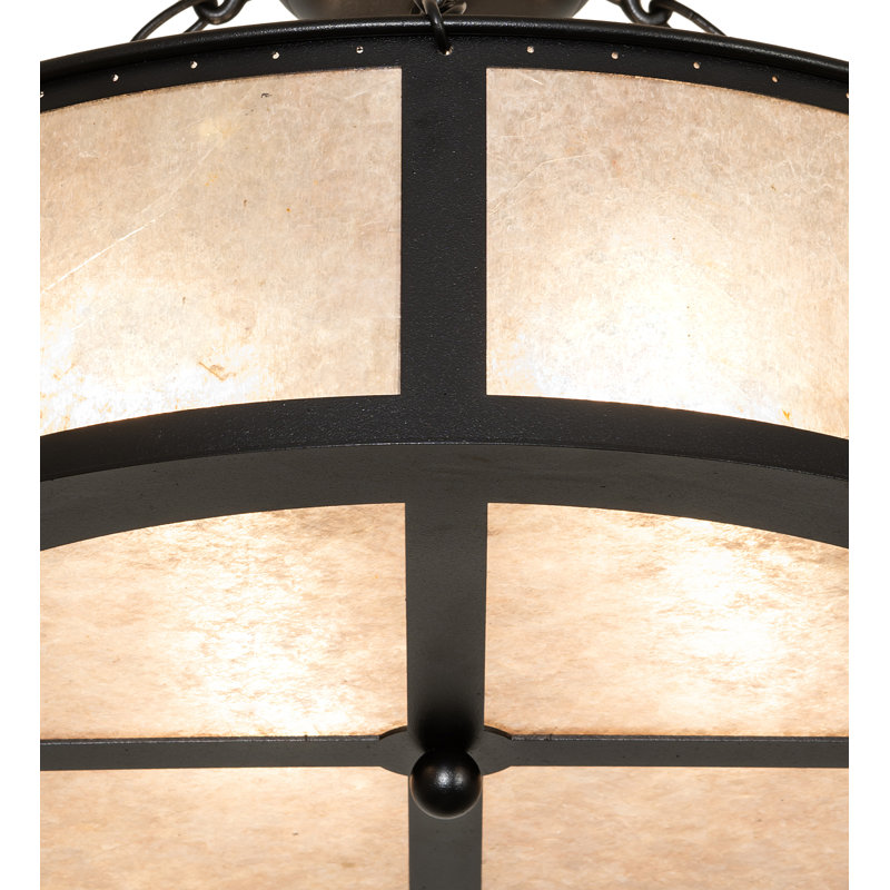 4 - Light Semi Flush Mount