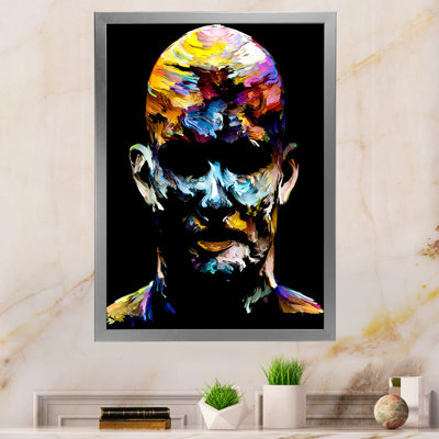 Visage humain - art moderne et contemporain sur toile