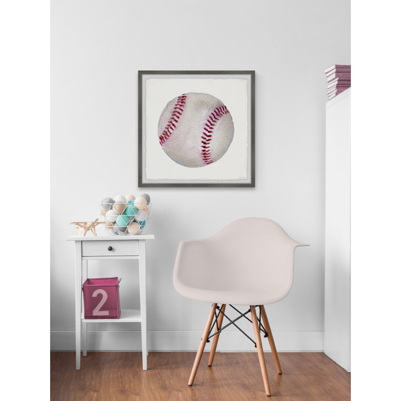Marxim The Curve Ball Framed Print, 24" H x 24" W x 1.5" D