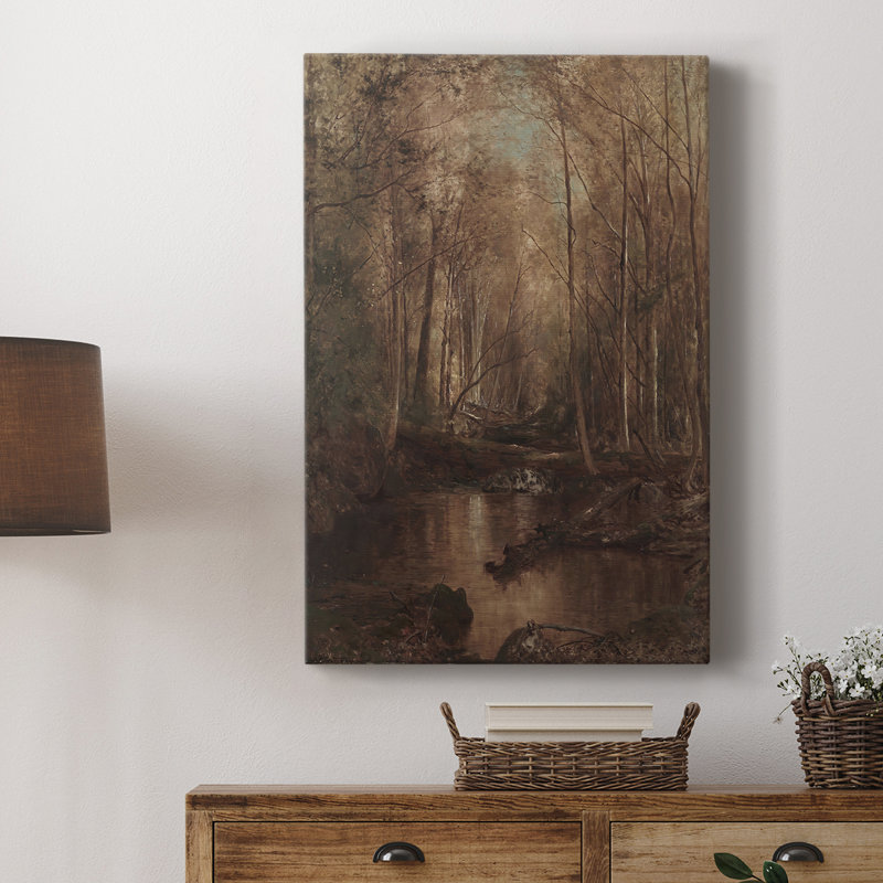 Paysage rétro C III - galerie Cavas sur mesure, H 12 po x l 8 po
