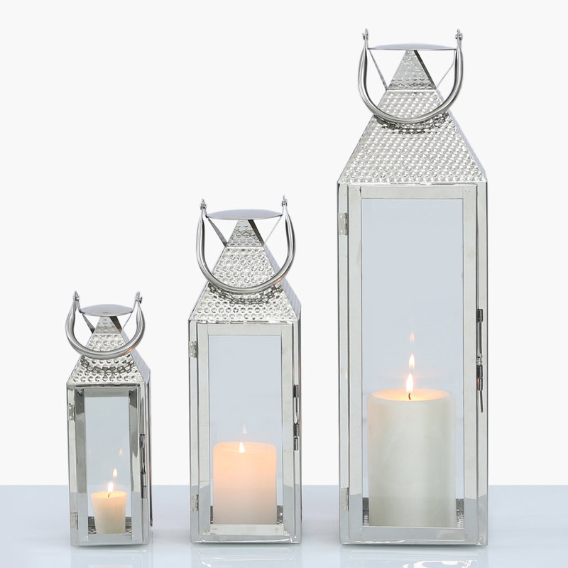 3 Piece Floor Lantern Set