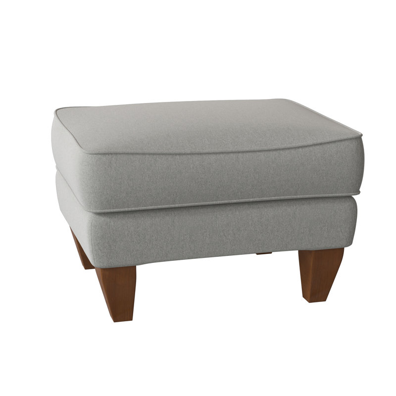 Artisan Upholstered Ottoman, Pecan, Popstitch 21 Dove