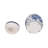 Decoraive Lavender Verbena Scented Candle for Living Room - Ceramic Chinoiserie for Bookshelf, Coffee Table, Bedroom - 5", Blue & White-1560965881
