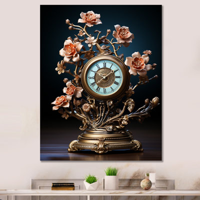 Fantastique jardin d'horlogerie II sur toile