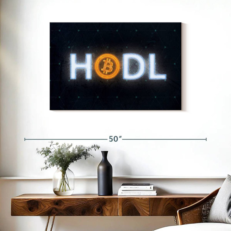 Kerner brillant Hodl, H 24 po x l 36 po