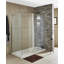 322mm W x 1950mm H Hinged Frameless Wet Room Glass Screens with Clear Glass