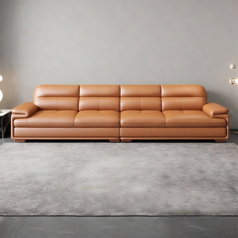 Canapé droit moderne nordique, H 35,43 po x l 126 po x P 38,58 po, 4