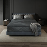 Montsalas 8" /12"/14" Medium Cooling Memory Foam Hybrid Mattresses in a Box with Certipur-US Certified Pocket Spring, Pressure Relief, and Motion Isolation
