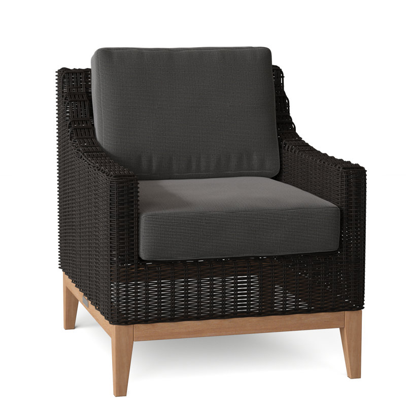 Frances Outdoor Lounge Chair, Ash, Frances Black