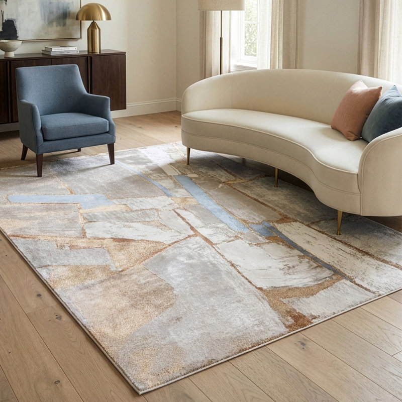 Sabrie Abstract Area Rug, Rectangle 160 x 220 cm