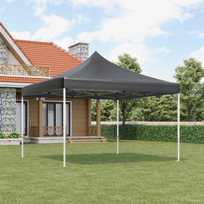 Canopy Tent Pop Up 10x10 ft, Outdoor Patio Portable Commercial Canopies Shelter