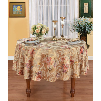 ANASTASIA Thelen Round Floral Tablecloth