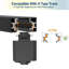 Projecteurs sur rail à DEL de type H 30 W / 25 W / 20 W watts réglables 2700 K / 3000 K / 3500 K / 4000 K / 5000 K 5CCT 20 ° -50 ° angle de plafond noir, homologué ETL DLC-120024181