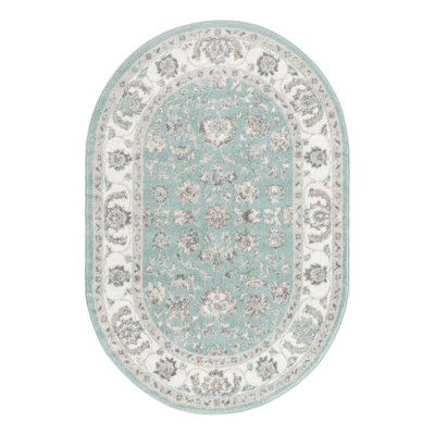 Tapis oriental bleu / gris Hilley