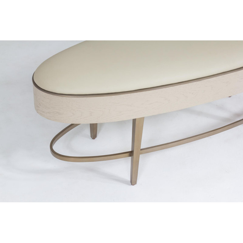 Ellipse Bench, Ivory
