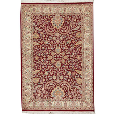 Hand-Knotted Wool Red / Rust Area Rug