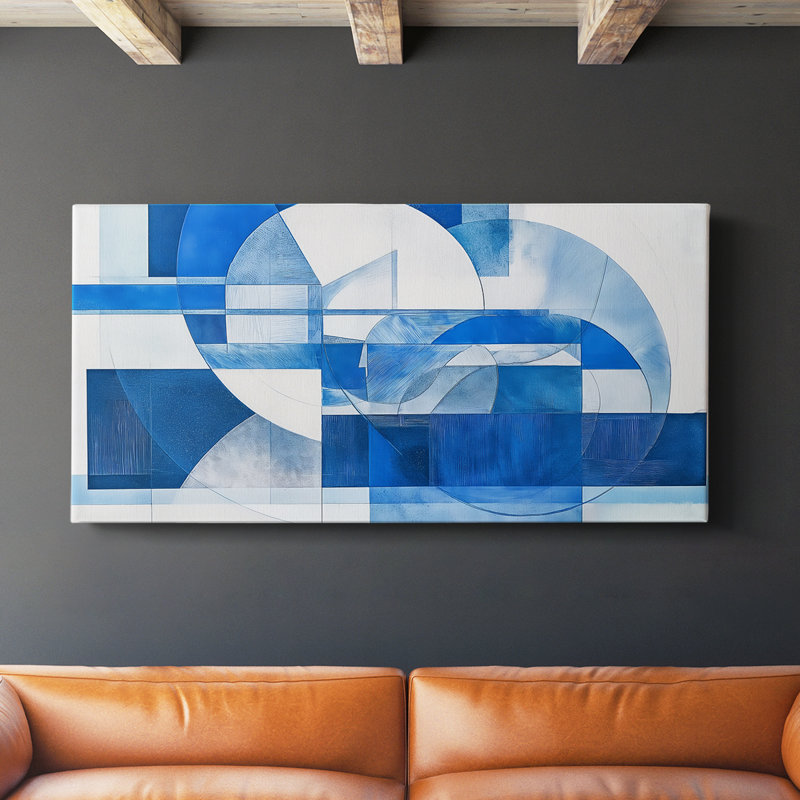Abstract Series 1 #XCIV-Gallery Wrapped Canvas, 24" H x 48" W