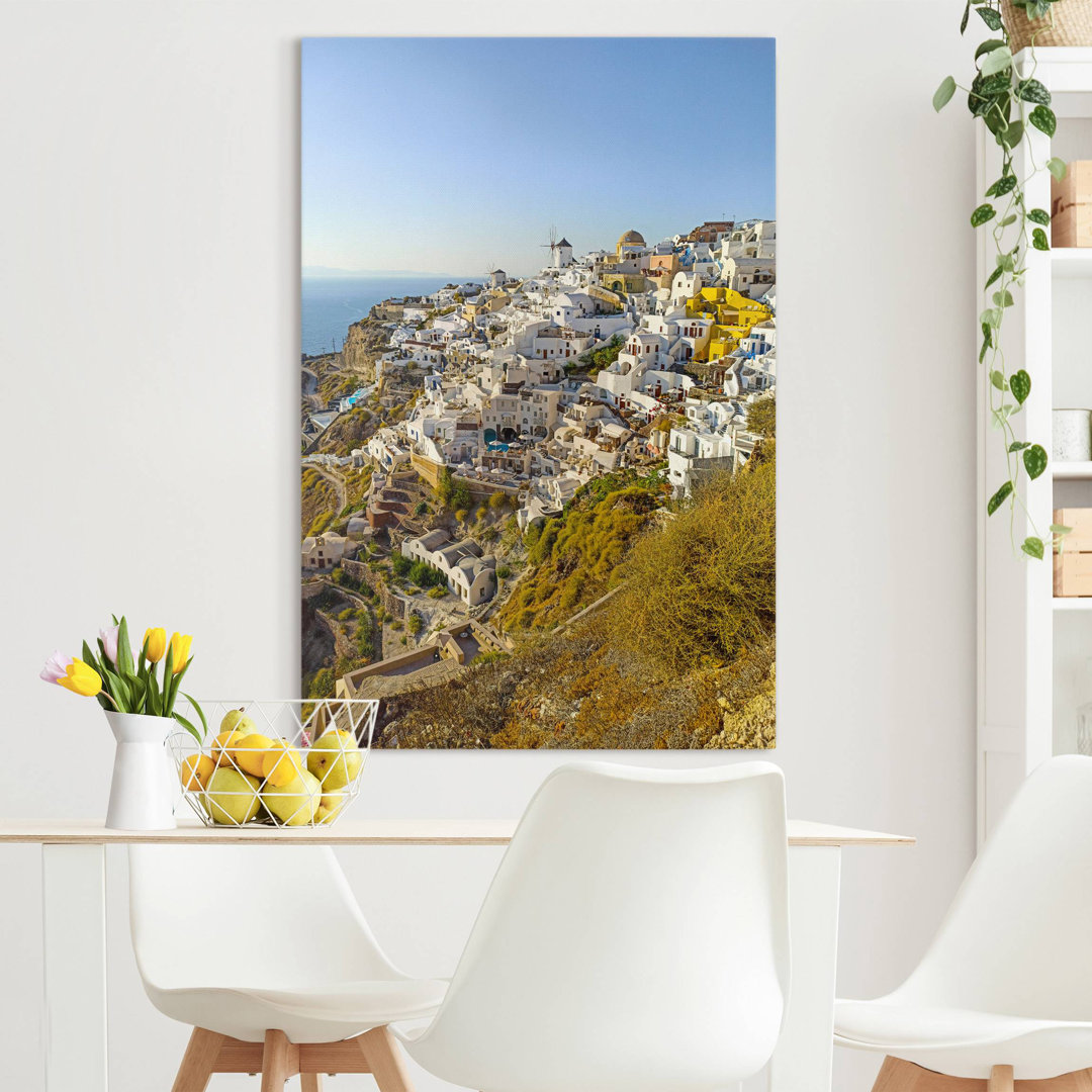 Leinwandbild Oia auf Santorini von Paul Schlüter